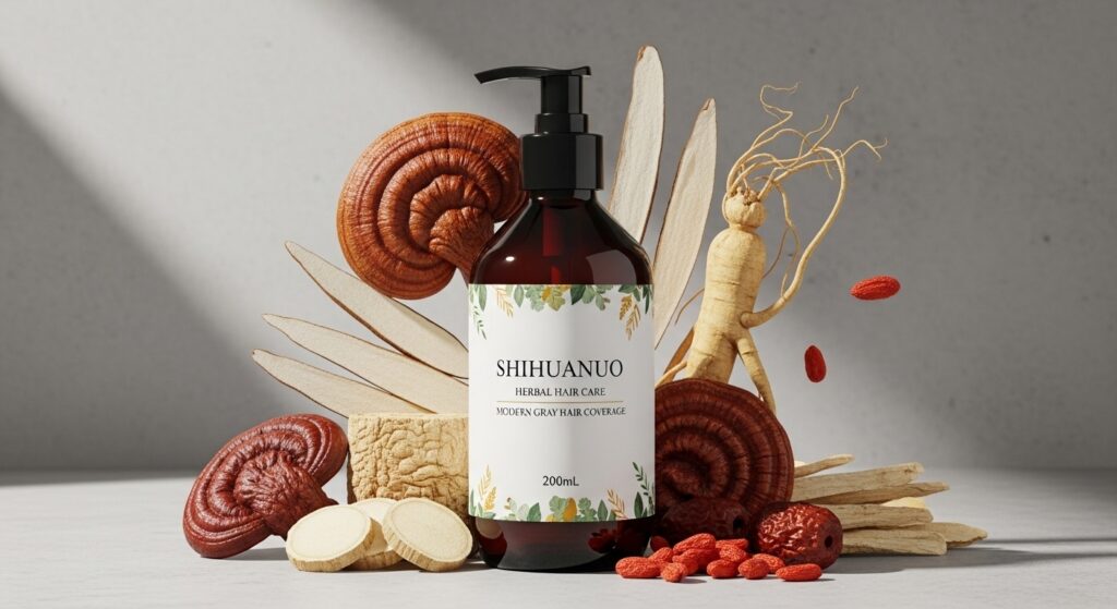 Shihuanuo: Herbal hair care for modern gray hair coverage